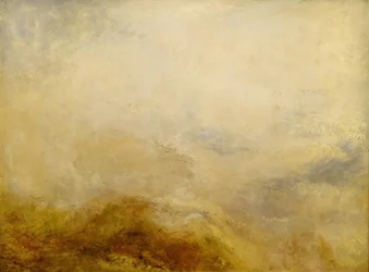 Una escena de montaña, Val d